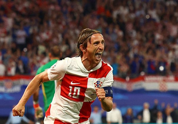 Luka Modric ghi bàn tại Euro 2024