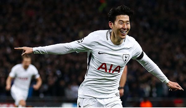 Son Heung Min hiện đang thi đấu cho câu lạc bộ Tottenham Hotspur